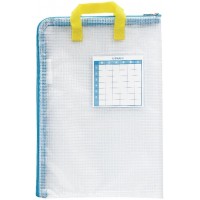 Sonic A4 Size Plastic Folder Bag - Blue